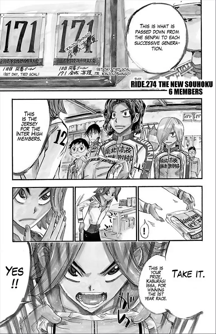 Yowamushi Pedal Chapter 274 1